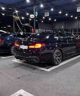 BMW M5C M5 F90 2018 2019 2020 2021 2022 2023 2024 & 5 Series M550 540 G30 2017 2018 2019 2020 2021 2022 2023 (Fits both Pre-LCI & LCI) with Aftermarket Parts - Rear Diffuser & Undertray Carbon Fiber from Geex Village